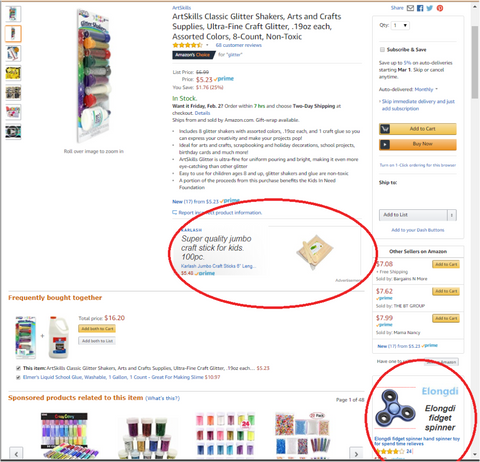 The Differences Between Amazon's Sponsored Product, Headline Search & Product Display Ads product display