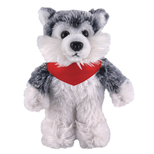 red husky stuffed animal