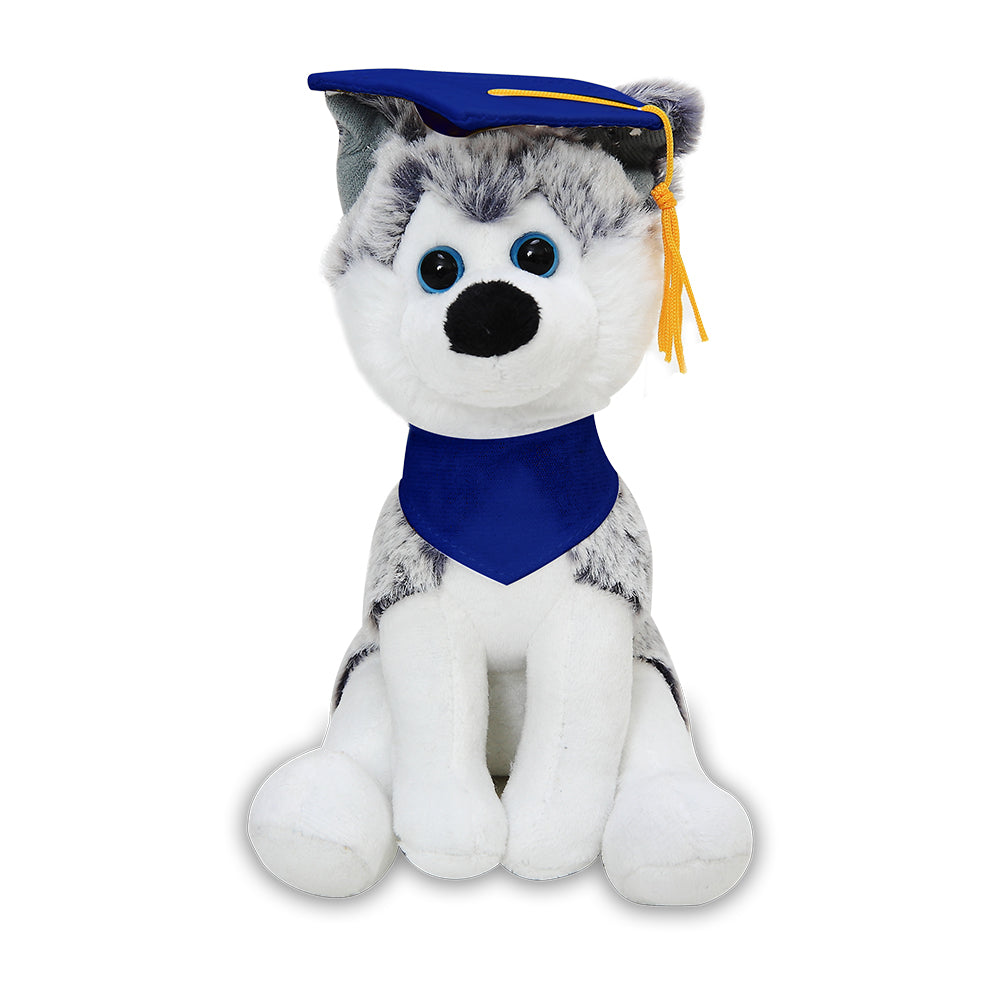 graduation dog plush