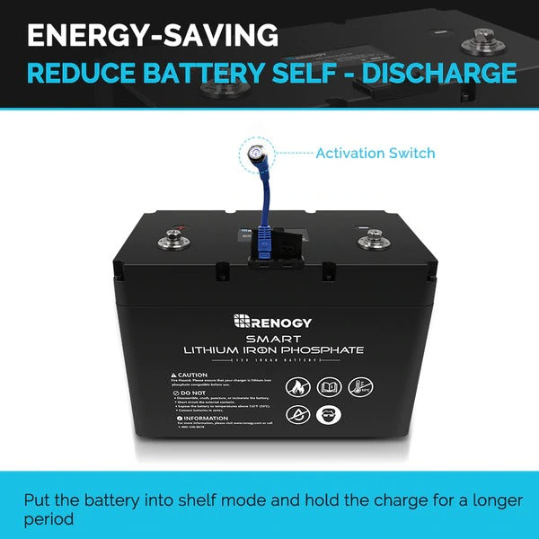 renogy smart 100ah lifepo4 battery