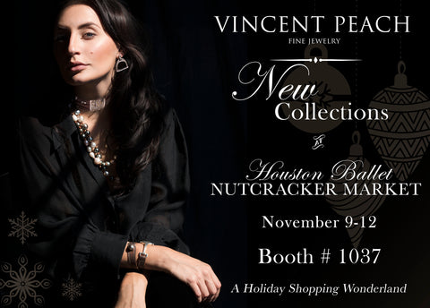 Vincent Peach Handcrafted Jewelry Holiday Special at the Houston Ballet Nutcracker Market