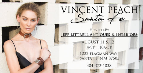 Vincent Peach Jewelry Designer Trunk Show in Santa Fe, New Mexico