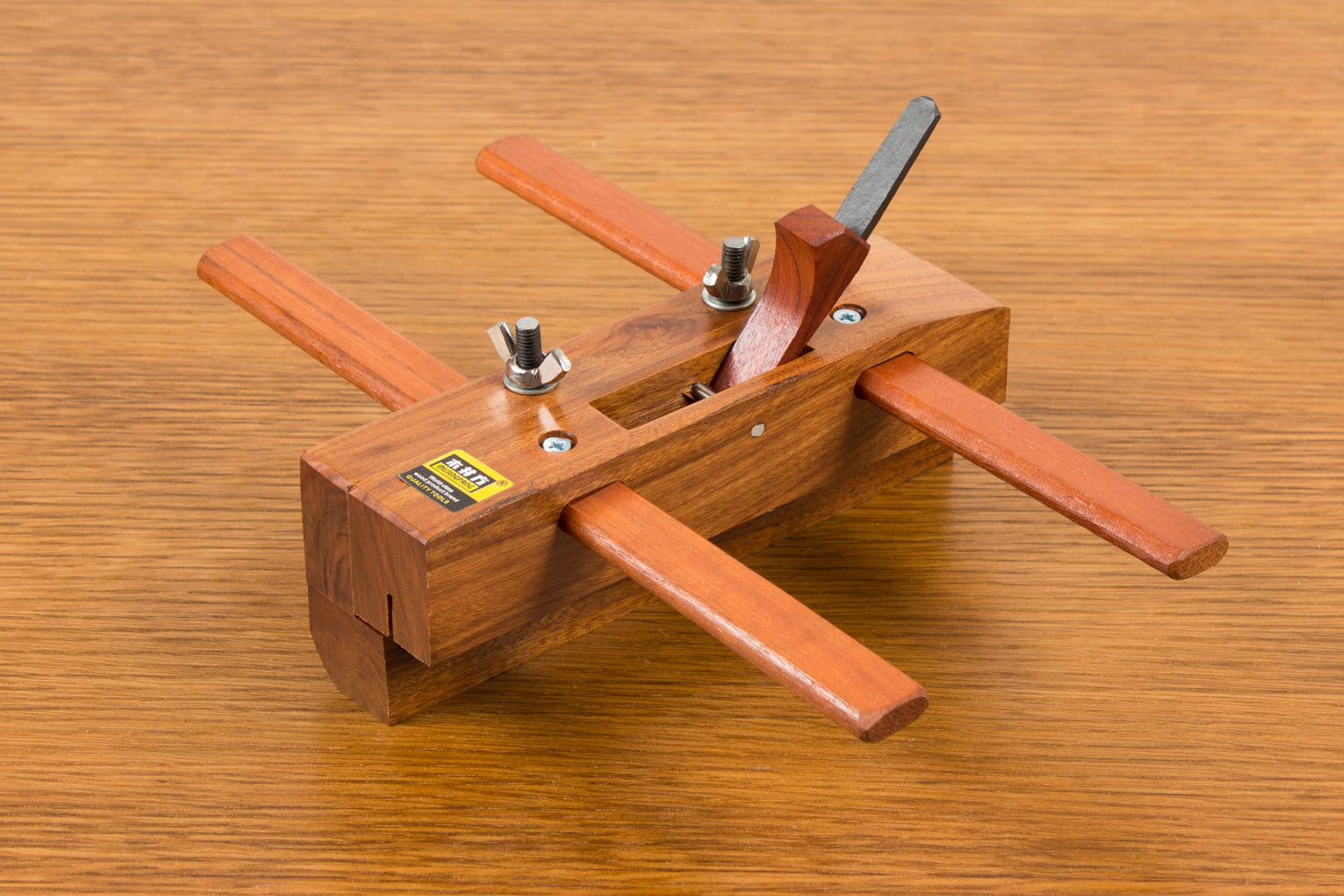 Mujingfang Hong Kong-Style Shungee Rosewood Plough Plane - Fine Tools