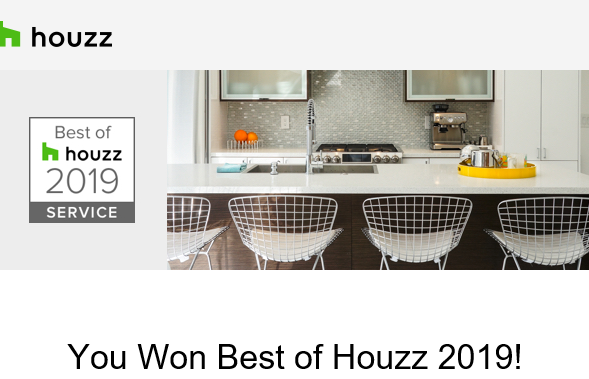 Congratulations Signarture - Best of Houzz 2019 Award Winner