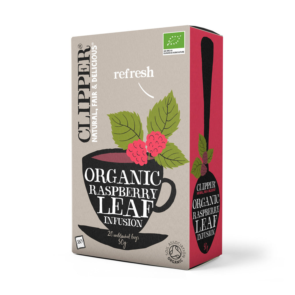 Clipper Teas Organic Raspberry Leaf Tea 20 Bags | Clipper Tea Shop