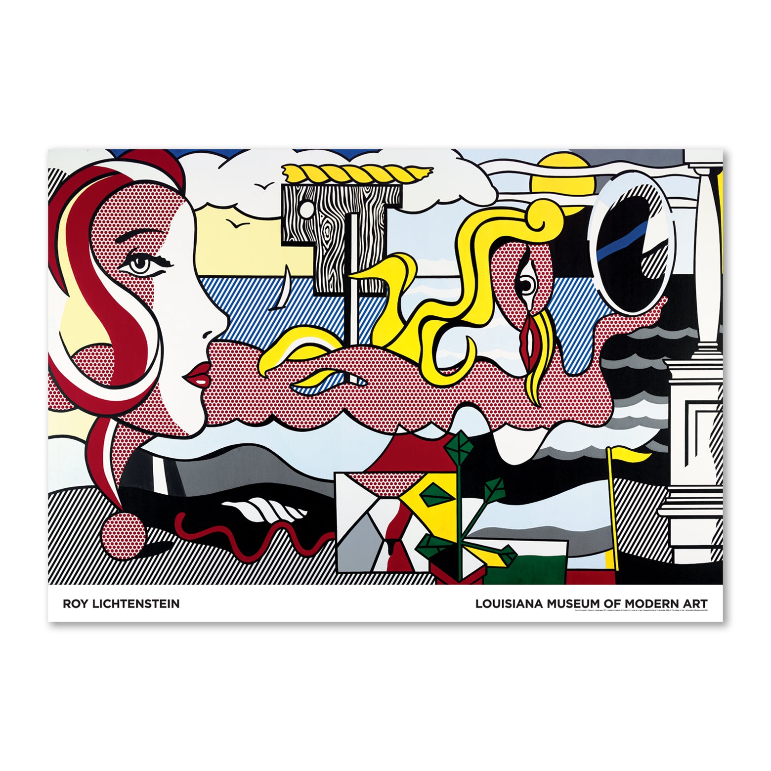 Roy Lichtenstein Figures In Landscape Louisiana Plakat Louisiana Design Butik 6219