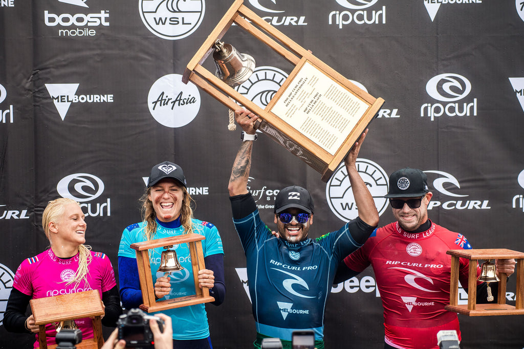 Stephanie Gilmore, Mick Fanning Bells Beach