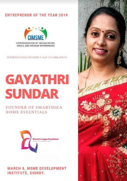 GAYATHRI SUNDAR - FOUNDER - SMARTIKA HOME ESSENTIALS 