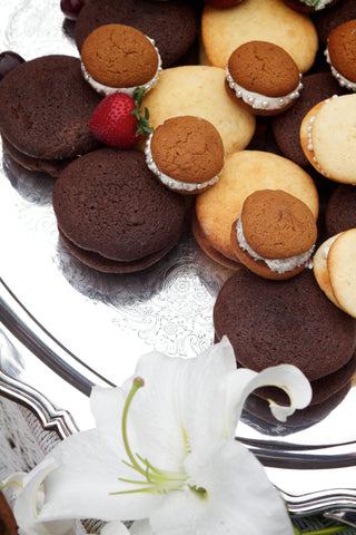 whoopie pies of assorted flavors