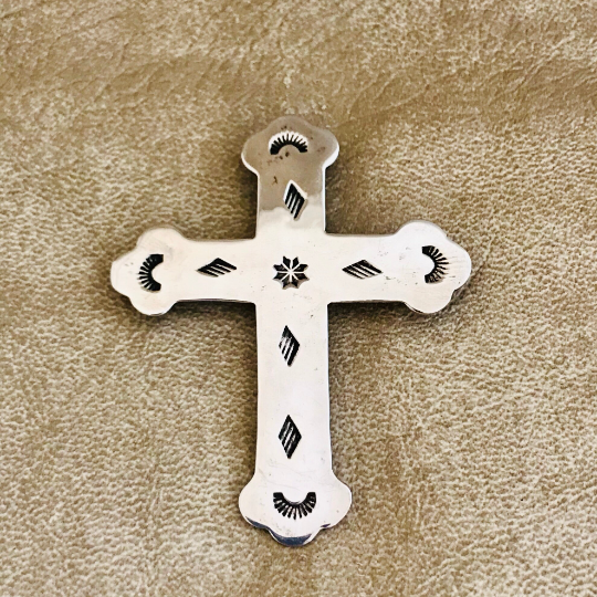 navajo sterling cross