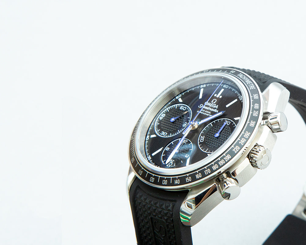 omega speedmaster racing black dial