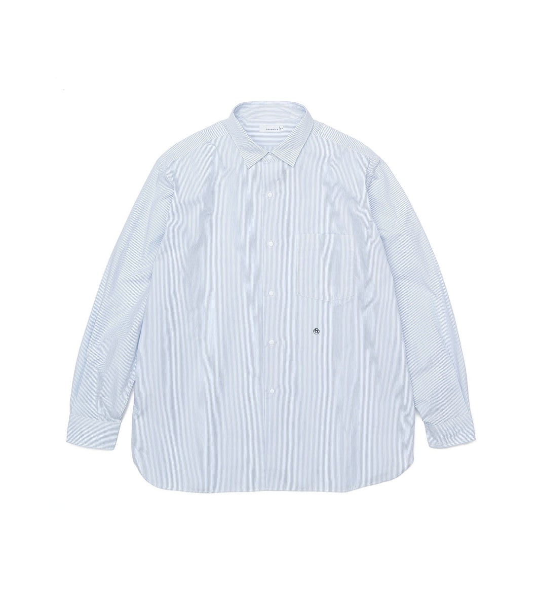 Regular Collar Stripe Wind Shirt – nanamica NEW YORK