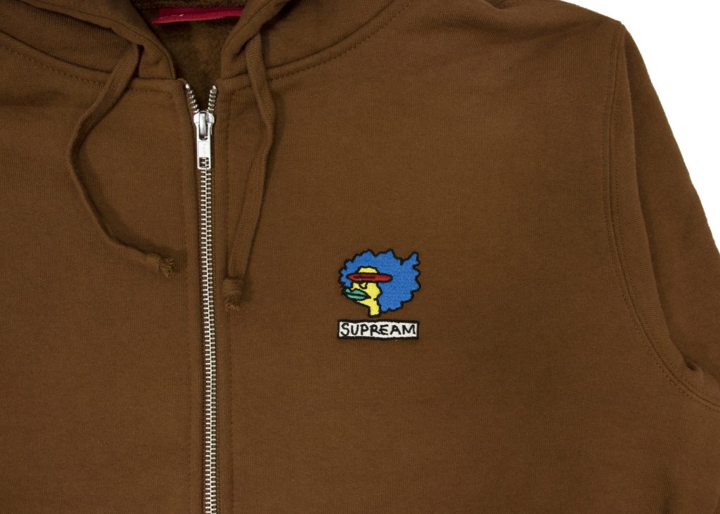 Supreme Gonz Ramm Zip Up Sweatshirt Rust | www.fleettracktz.com