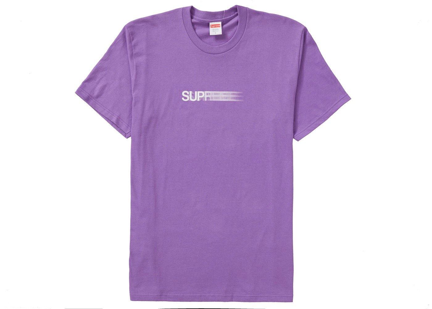 Supreme Motion Logo T-Shirt Purple | The Plug – ALPHET