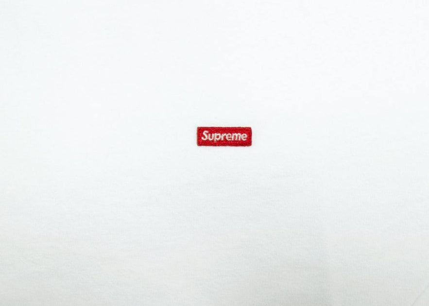 supreme box logo red on white