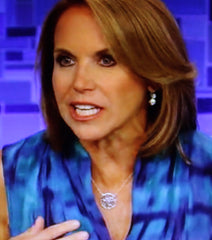 Katie Couric Monogram Necklace