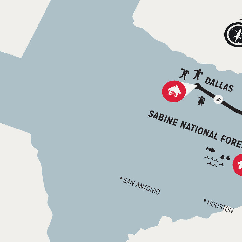 zombie safe zone - dallas map