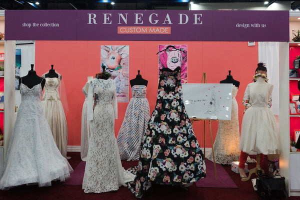 Renegade Bridal at Bridal Extravaganza Houston booth