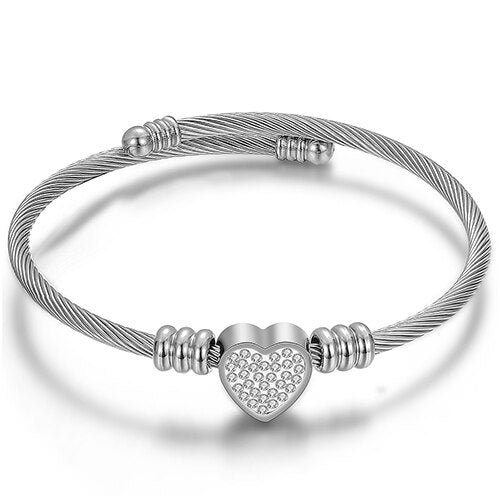 cartier love bracelet in stainless steel