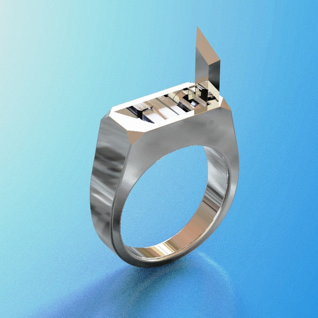 cartier titanium ring
