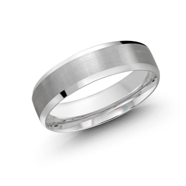 Jewels By Lux Titanium Stone Finish 7mm Band