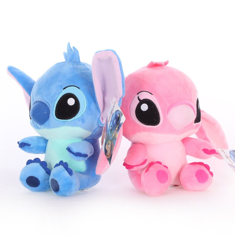 pink stitch stuffed toy