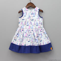The Boat Print Dress
