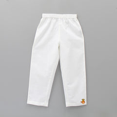 Pre Order: White Kurta And Pyjama