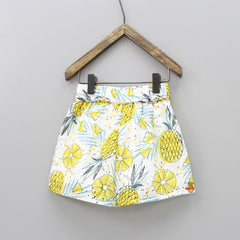 Pineapple Print Shorts