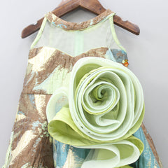 Pre Order: Frill Detailed High Low Princess Gown
