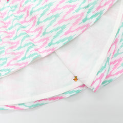 Dual Print Strappy Cotton Dress