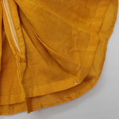 Pre Order: Thread And Sequin Embroidered Silk Top With Stylish Dhoti