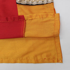 Pre Order: Shaded Kurta With Attached Jacket And Pyjama