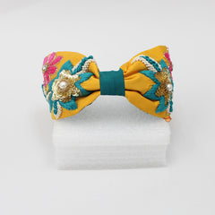 Elegant Thread And Sequin Embroidered Hair Band