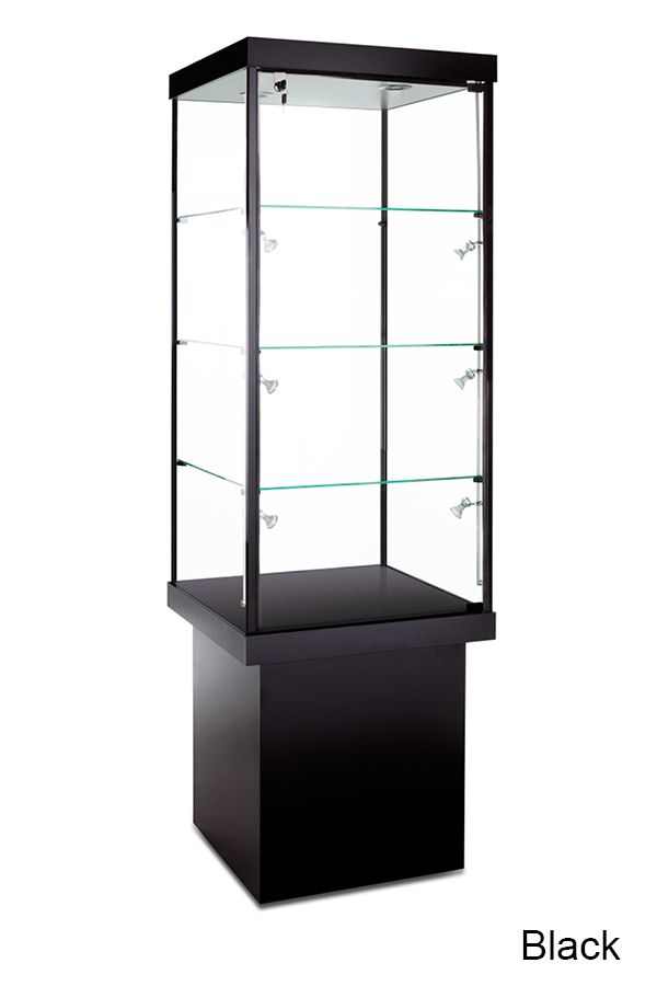 Distinctive Locking Tower Display Case Display Connection