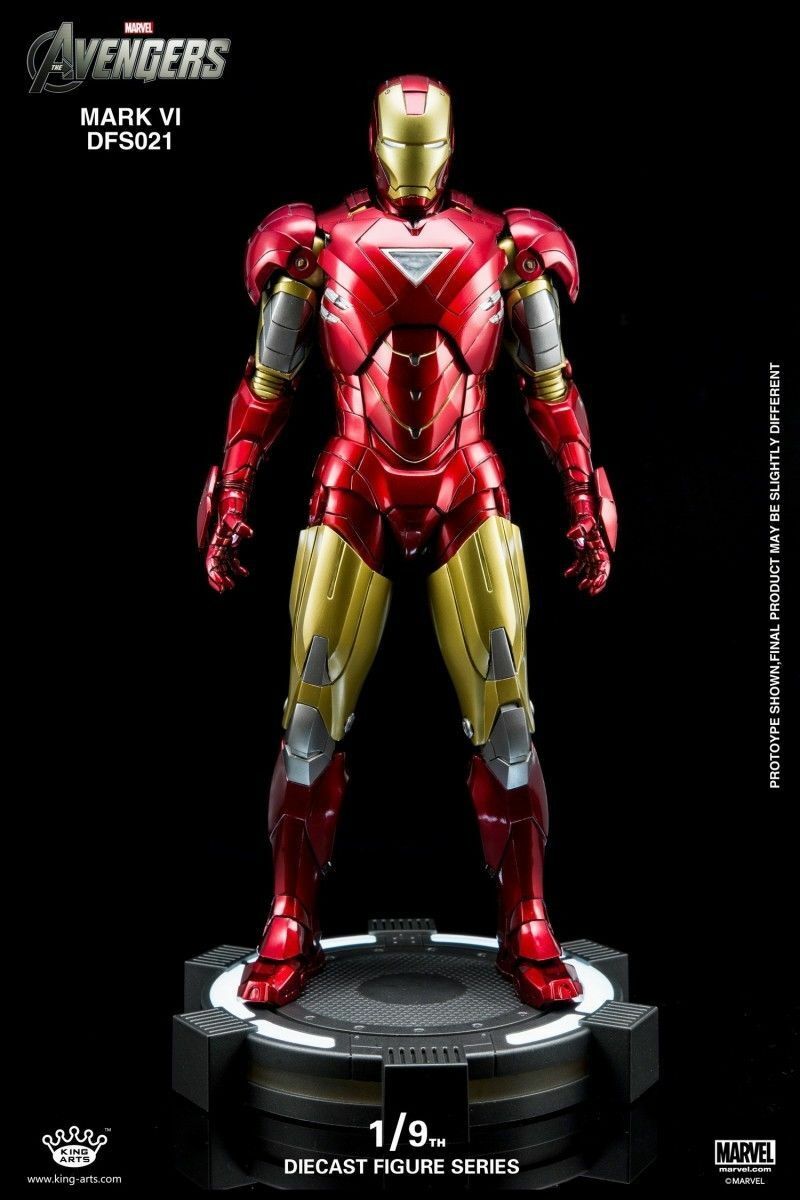 King Arts 1:9 Scale Iron Man Mark VI 