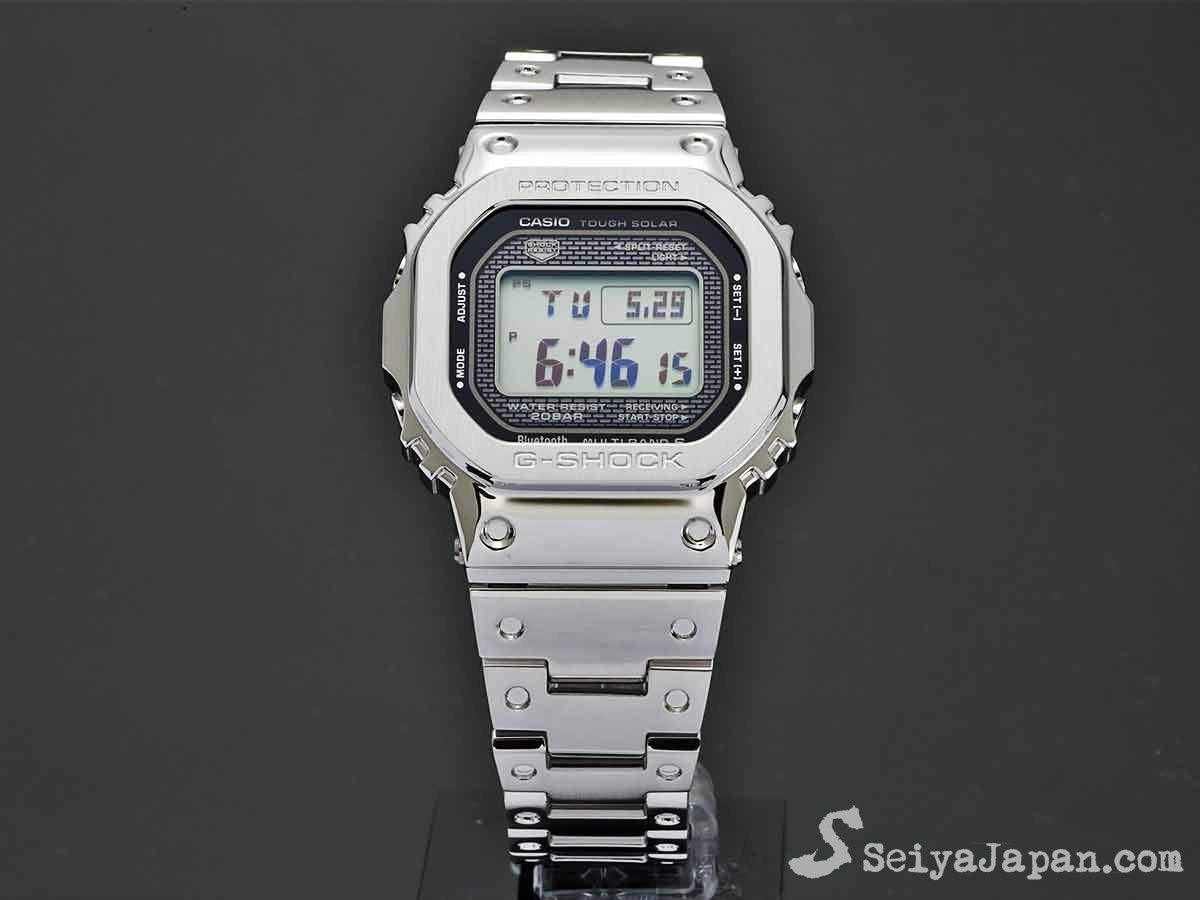 CASIO G shock GMW-B5000D-1JF Full Metal Stainless Steel / with Bluetooth® - seiyajapan.com