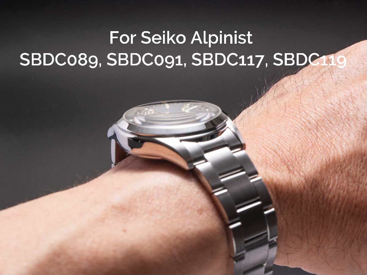 Seiko Ss Bracelet For Sbdc089 Sbdc091 Sbdc117 & Sbdc119 Alpinist /m0Tz111J0 Accessories