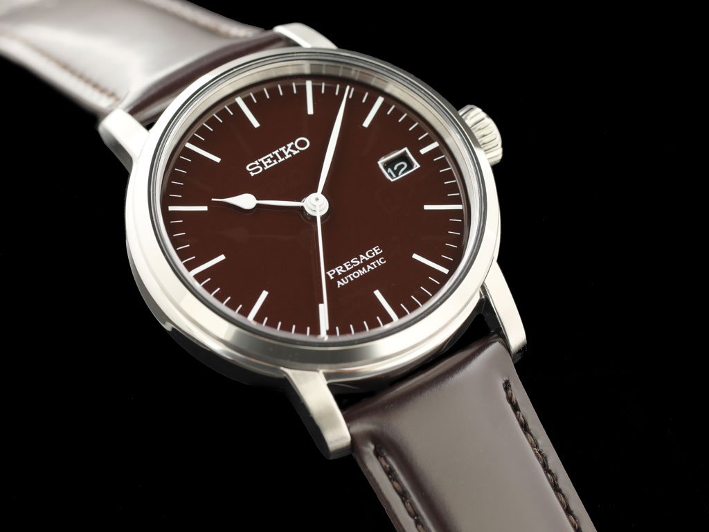 SEIKO AUTOMATIC PRESAGE SARX067 "BROWN ENAMELED DIAL"  Made in Japan - seiyajapan.com