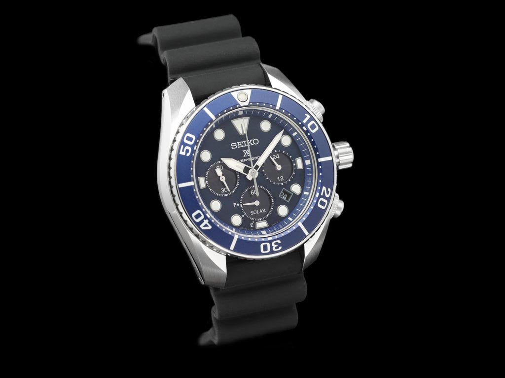 Seiko Prospex 200M Diver Solar Chronograph SBDL063 Made in Japan - seiyajapan.com