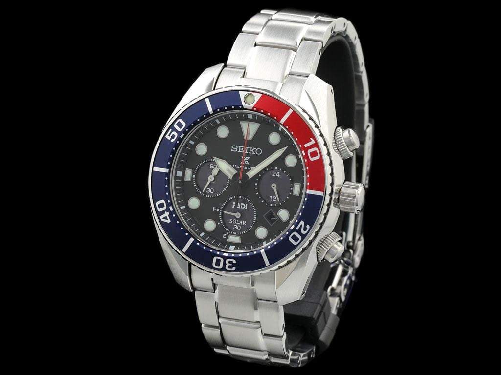 Seiko Prospex 200M Diver Solar Chronograph Sbdl067 Padi Special Edition Solar-Quartz