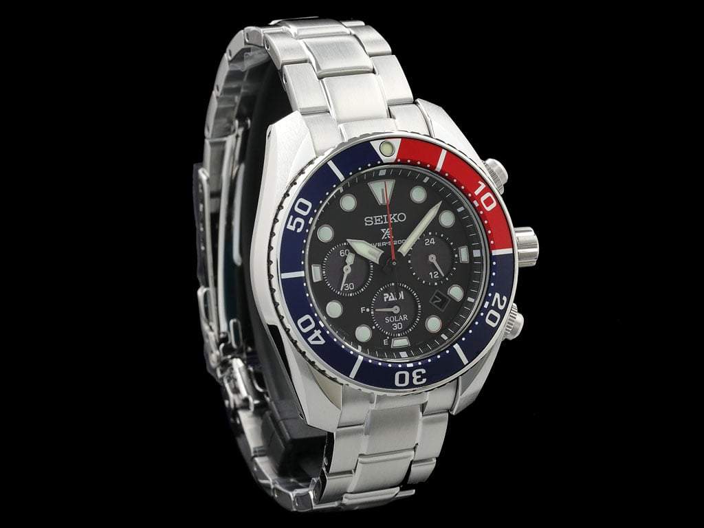 Seiko Prospex 200M Diver Solar Chronograph Sbdl067 Padi Special Edition Solar-Quartz