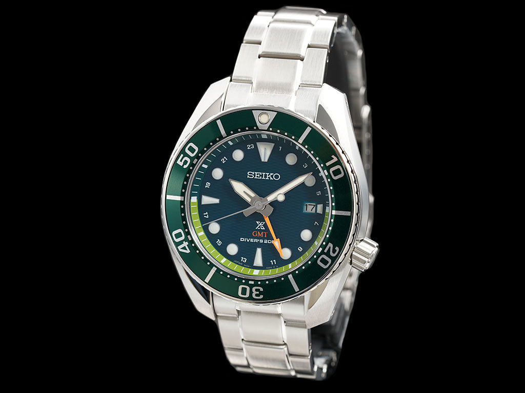 SEIKO Prospex 200M Diver Solar GMT SBPK001 Made in Japan