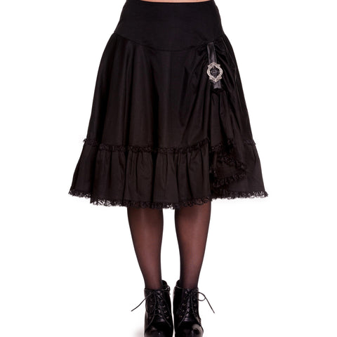 Steampunk Skirt | Vintage Gothic Black Skirt | Henrietta Skirt | Popsoda Skirt | Alternative Clothing | Steampunk Clothing