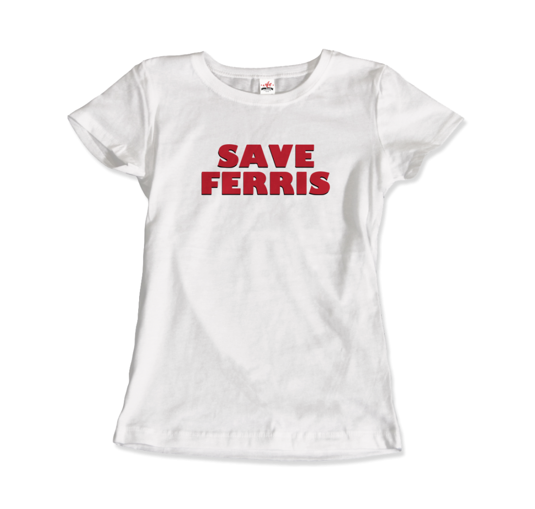 Trevco Mens Bueller Save Ferris T-Shirt 
