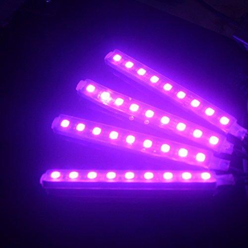 4pcs Car Interior Decoration Nerlmiay Atmosphere Light Led Car Interior Lighting Kit Waterproof Interior Atmosphere Neon Lights Strip For Car