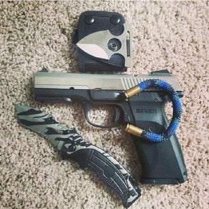 9mm Navy BearArms Bracelet with a Ruger Handgun