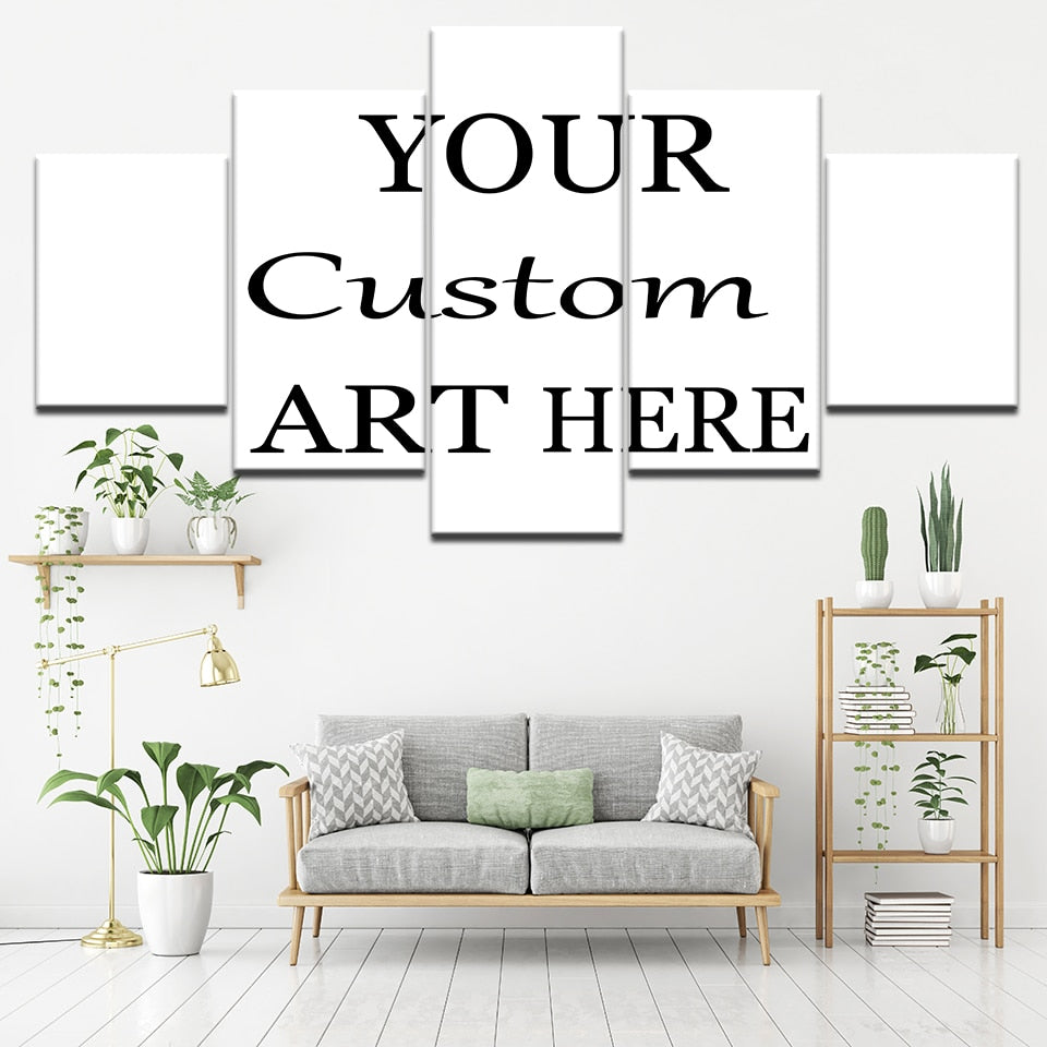 5-piece-framed-custom-canvas-personalized-prints-buy-canvas-wall-art