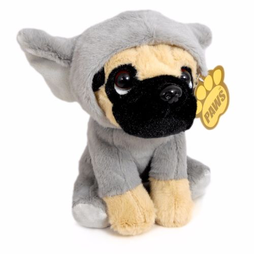 stuffed pug dog toy