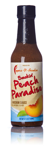 Peppers-R-Paradise Smokin' Peach Paradise Hot Sauce - 5 fl. oz.